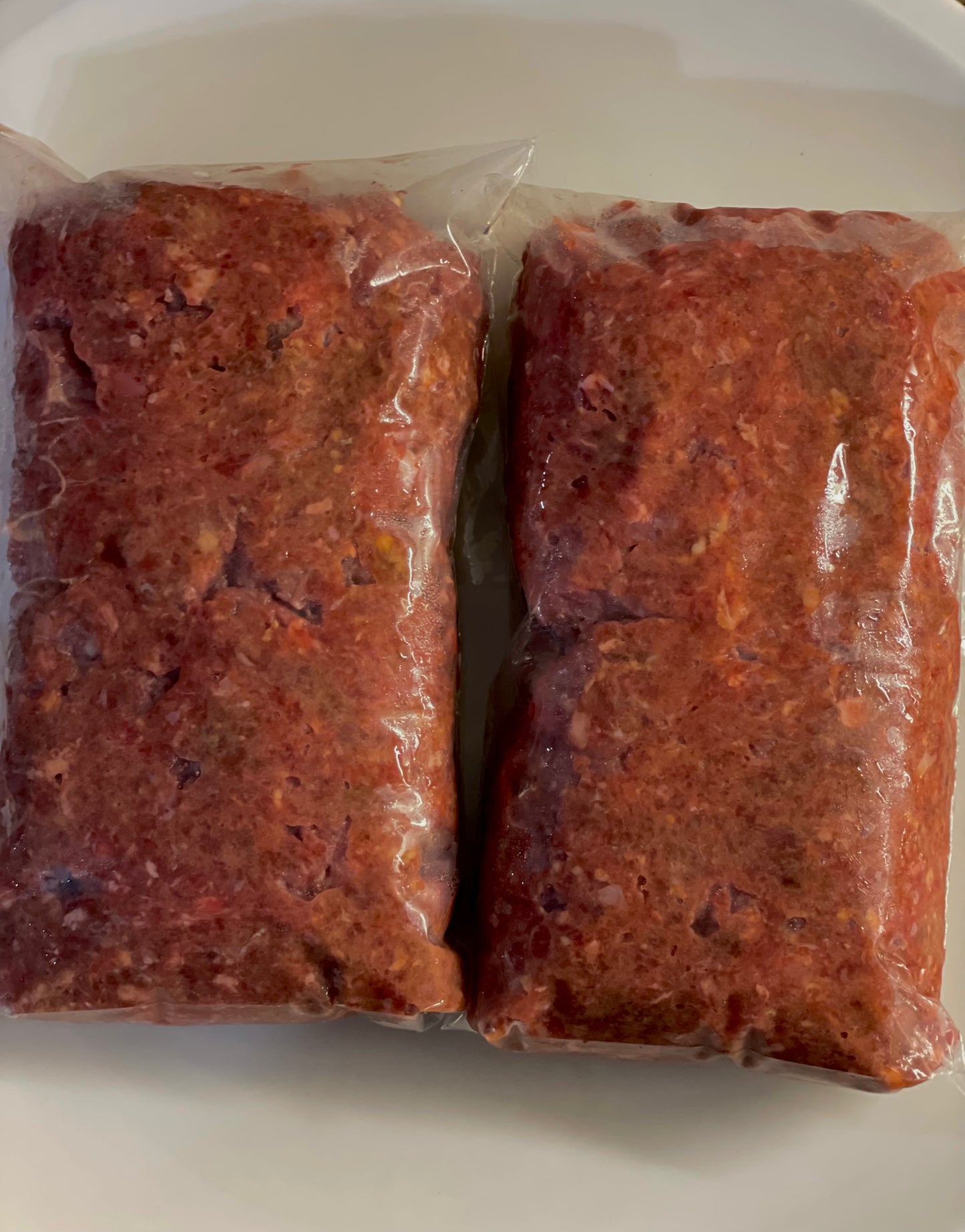 Grassfed Grass-Finished PRIMAL Ground Beef with Liver and Heart 1 lb