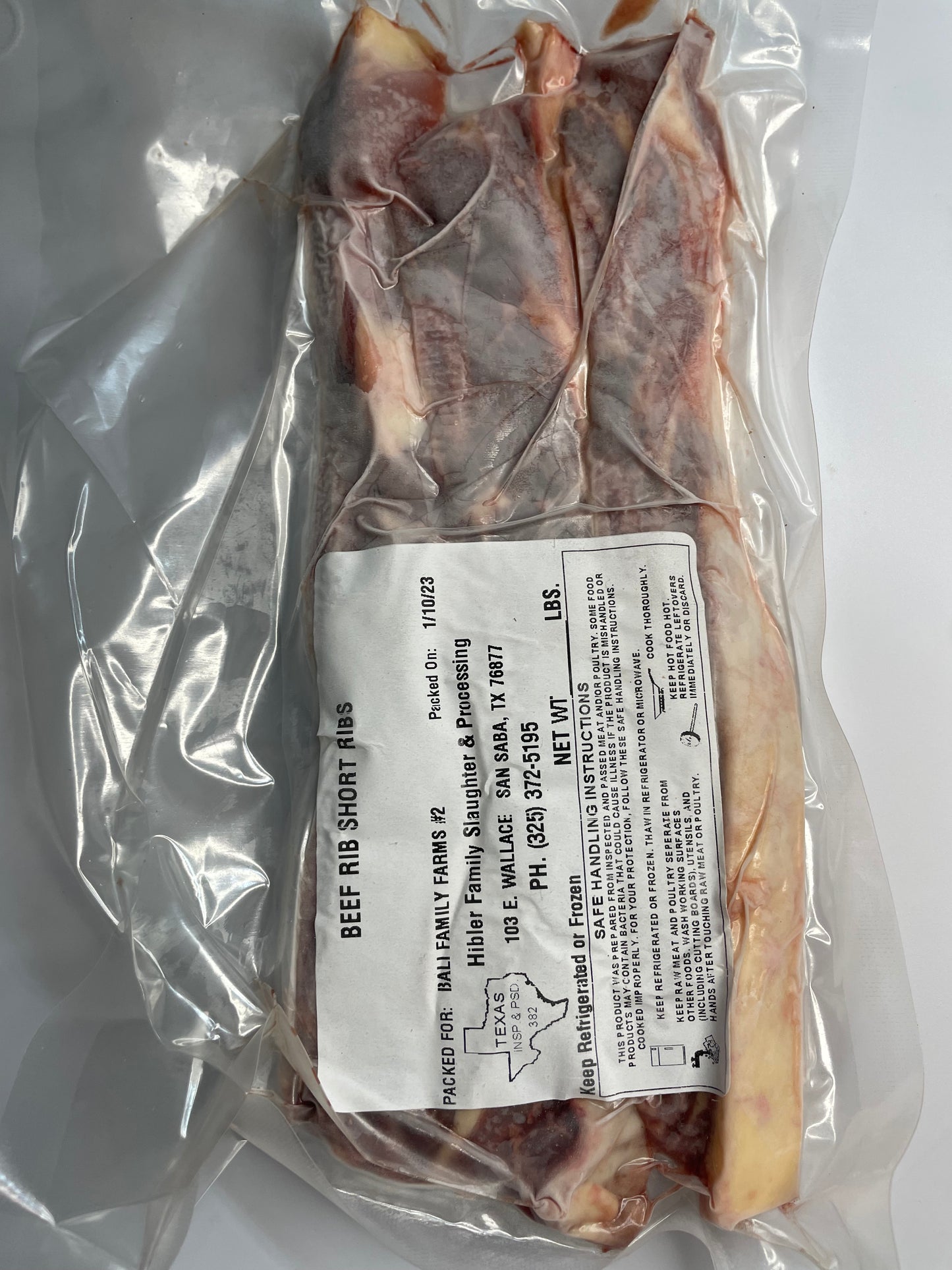 Grassfed Grass-Finished Beef Korean Beef Ribs